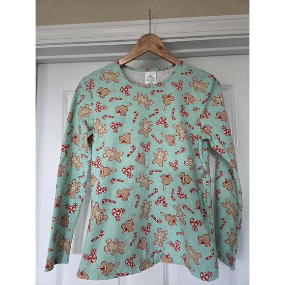 Disney Parks Mickey Gingerbread Holiday Pajama Set - Size Small - Picture 1 of 3